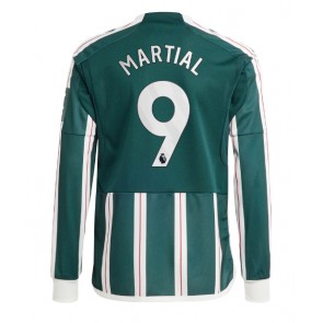 Manchester United Anthony Martial #9 Udebanetrøje 2023-24 Lange ærmer
